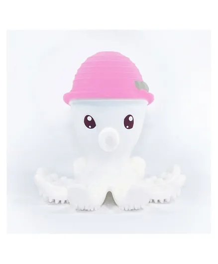Mombella Octopus Teether Toy - Pink