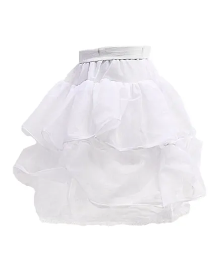 DDaniela Ruffled Petticoat - White