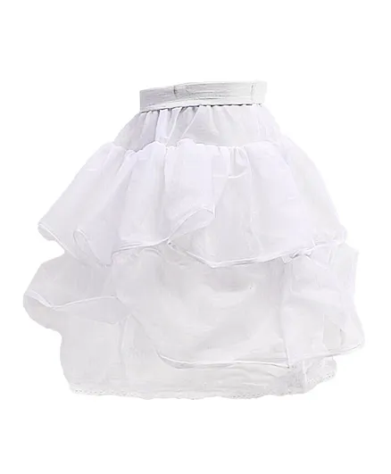 DDaniela Ruffled Petticoat - White