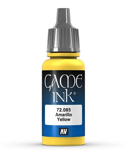 Vallejo Game Color 72.085 Yellow Ink - 17ml