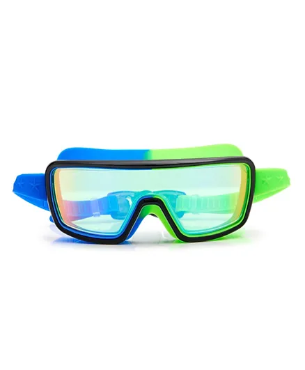 Bling2o Cyborg Cyan Prismatic Swim Goggles