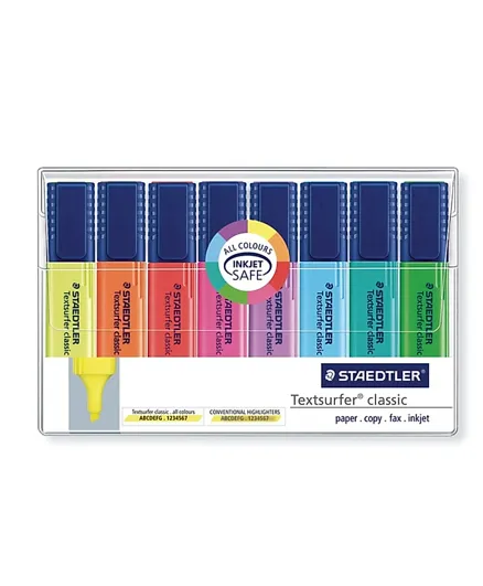 Staedtler Text Surfer Classic Highlighter - Pack of 8