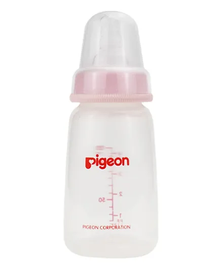 Pigeon Slim Neck Plastic Bottle Clear Cap - 120mL