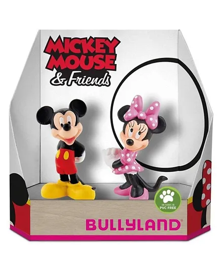 Bullyland Walt Disney Mickey & Minnie Double Pack Action Figures - Multicolour