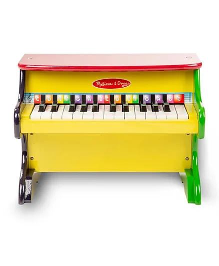 بيانو خشبي لتعلم العزف من ميليسا آند دوج - متعدد الألوان