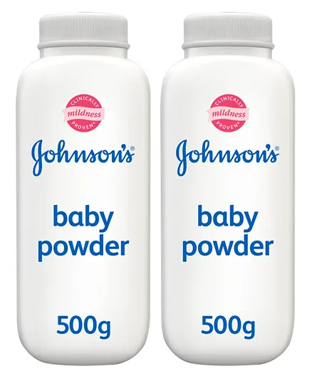 Johnson & Johnson Baby Powder Pack of 2 - 500 Grams each