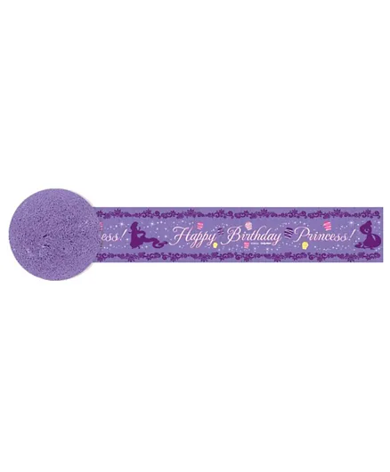Party Centre Purple Paper Rapunzel Crepe Streamer - 914.4 cm