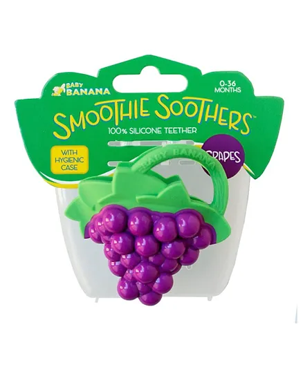 Baby Banana Smoothie Grapes Soothers With Case