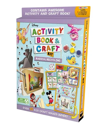 Disney Radical Recycling Activity Book & Craft Kit - English