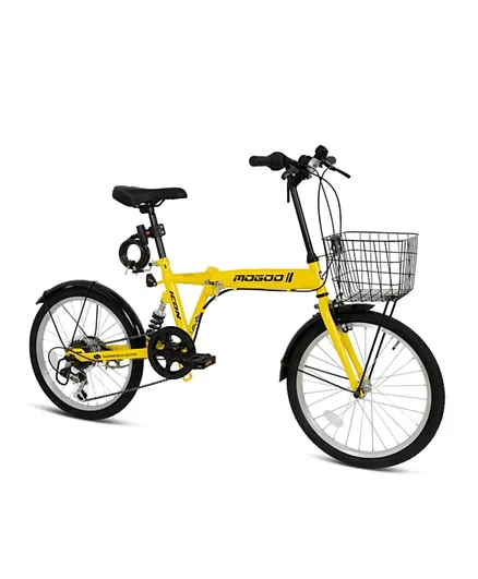 Mogoo Icon Folding City Bike 20 Inch- Yellow