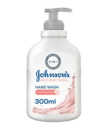 Johnson & Johnson Anti-Bacterial Almond Blossoms Hand Wash - 300ml