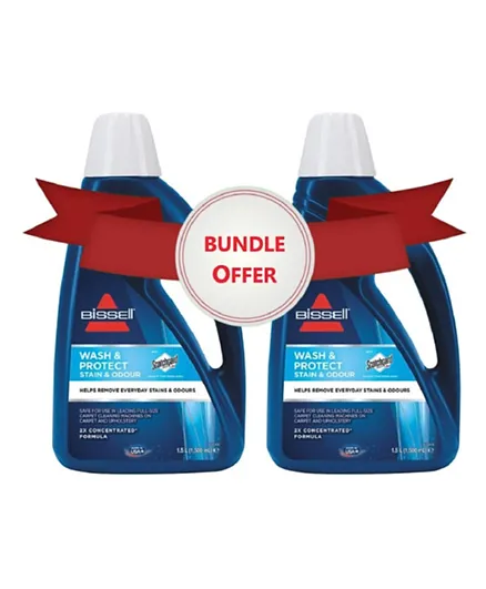 Bissell Wash & Protect  Stain Odour Bundle of 2 - 1500mL (Each)