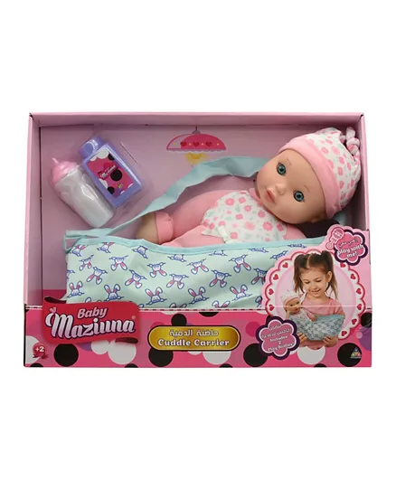 Maziuna Baby Cuddle Carrier - Pink
