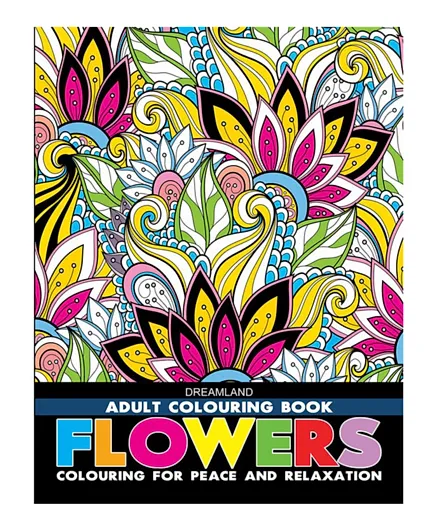 Flowers Colouring Book for Adults