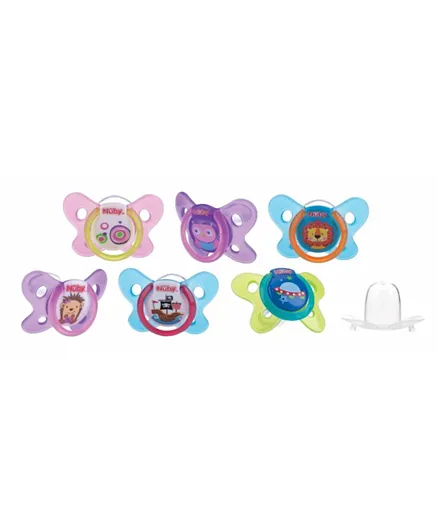 Nuby Butterfly Oval Pacifiers - Assorted