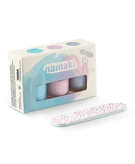 Namaki Frozen Sweets Peelable Nail Polish Water based - 3 Piece