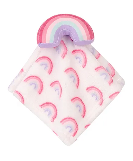 Hudson Childrenswear Plush Security Blanket - Rainbows