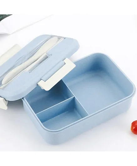 Star Babies Wheat Straw Leakproof Eco Bento Lunch Box - Blue