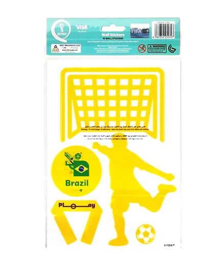 FIFA 2022 Country 10 Wall Stickers - Brazil