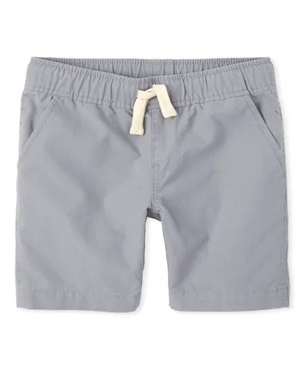 The Children's Place Solid Stretch Shorts - Grey