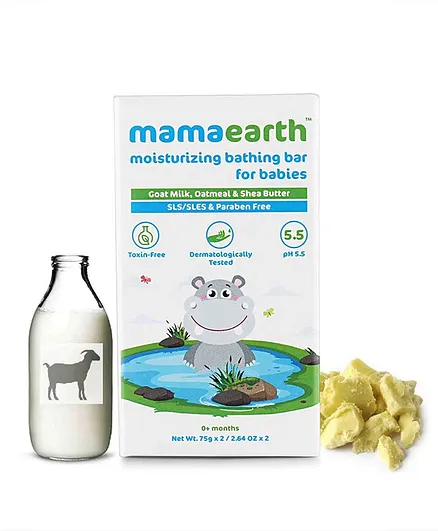 Mamaearth Moisturising Bathing Bar Soap For Babies - 150g