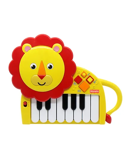 فيشر برايس بيانو الأسد الصغير - أصفر