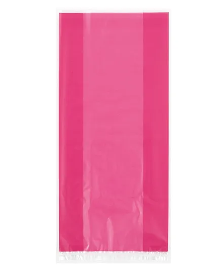 Unique Cello Bags Pack of 30 - Hot Pink