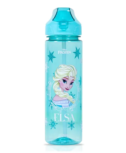زجاجة ماء تريتان إيزي كيدز ديزني فروزن الأميرة إلسا 2 في 1 - أخضر للأطفال 650 مل