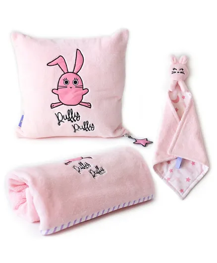 MilkandMoo Chancin Baby Blanket Set - Pink