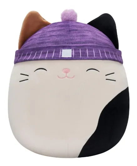 Squishmallows Large Plush Cam Calico Cat With Beanie Soft Toy - 40.64 cm