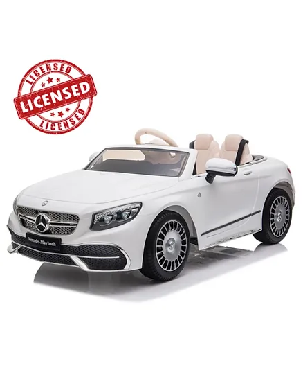 Mercedes Kids Cars Maybach S650 Licensed Ride-on Car - White