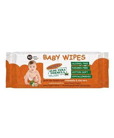 Palmer's Baby Wipes Flow Pack - 40 Pieces