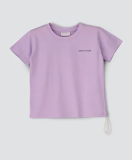 Among The Young Logo T-Shirt - Purple