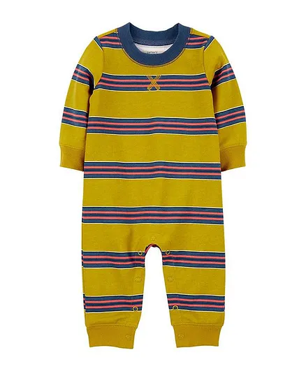 Carter s Striped Jumpsuit Mustard Online in UAE Buy at Best Price from FirstCry.ae 8c749ae7d7fb4