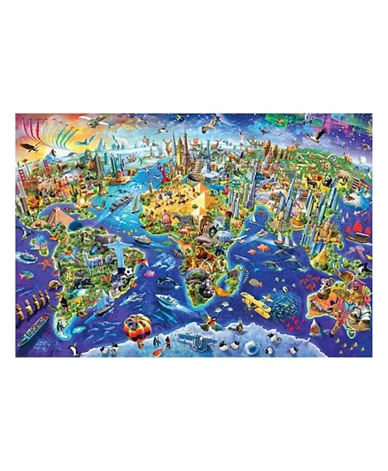EuroGraphics Crazy World Puzzle - 2000 Pieces