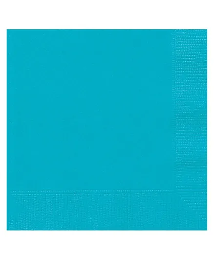 Unique Caribbean Teal Luncheon Napkin - Pack of 20