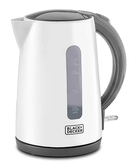 Black and Decker Concealed Coil Kettle 1.7L 2200W JC70-B5 - White