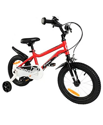 دراجة للأطفال من شمبانك - 14 بوصة - لون أسود و أحمر