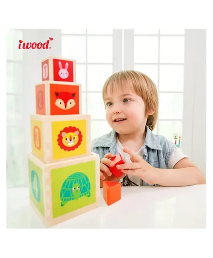 Iwood Wooden Animal Puzzle - 4 Pieces