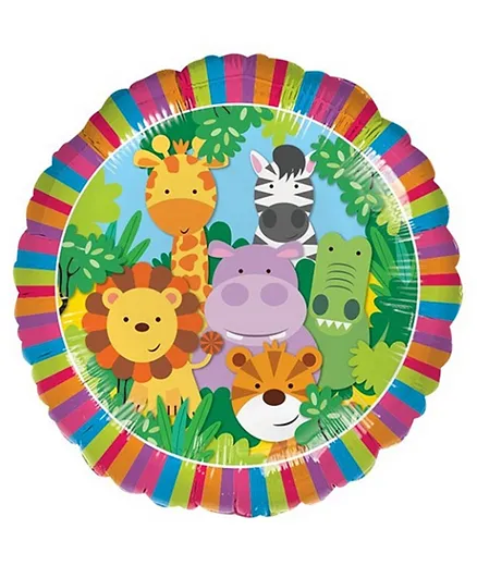 Amscan Jungle Friends Balloon - Multicolour