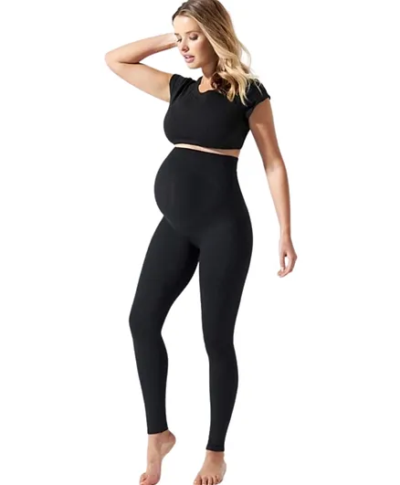 Mums & Bumps Blanqi  Maternity Belly Support Leggings - Black