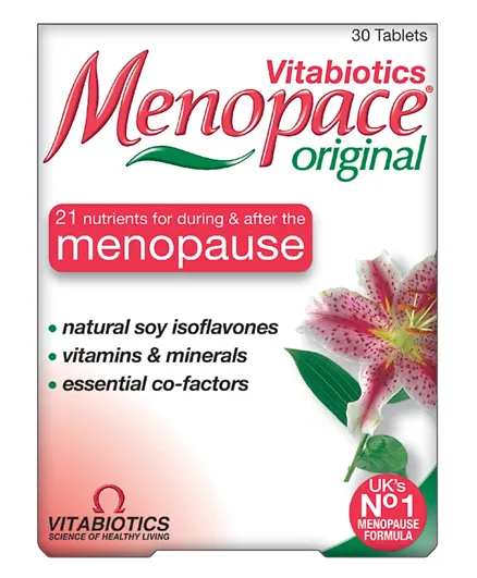 Vitabiotics Menapose Original - 30 Tablets