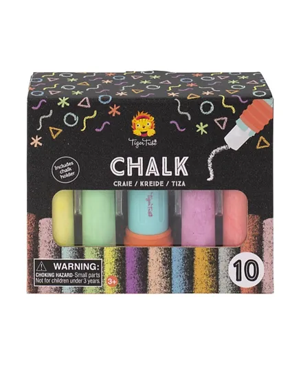 Tiger Tribe Chalk - 10 Pieces