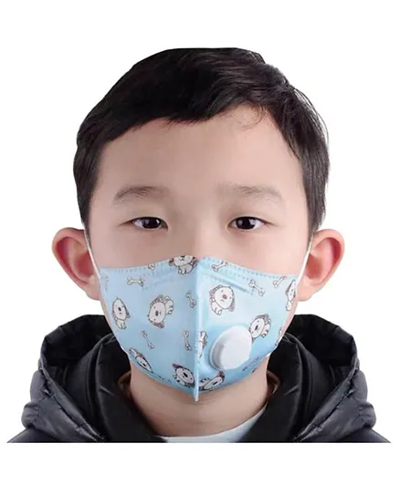 Lime Concepts Washable Anti-Haze Face Mask - Blue
