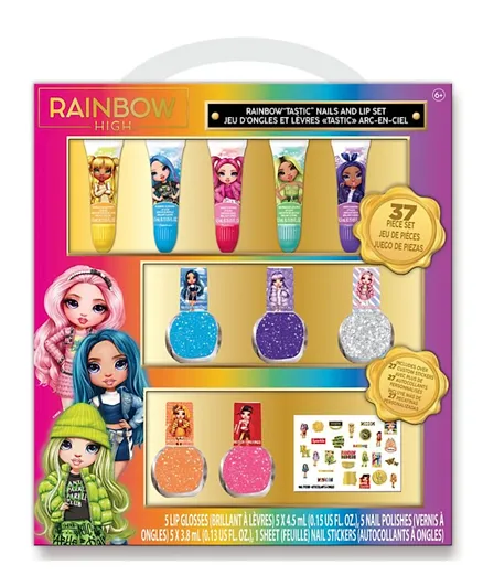 Rainbow High Testic Nails And Lip Kit - Multicolor