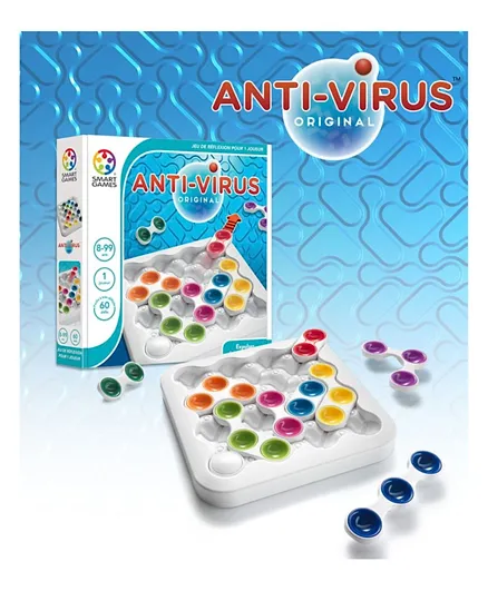 Smart Games Anti Virus Original Board Game - Multi Color