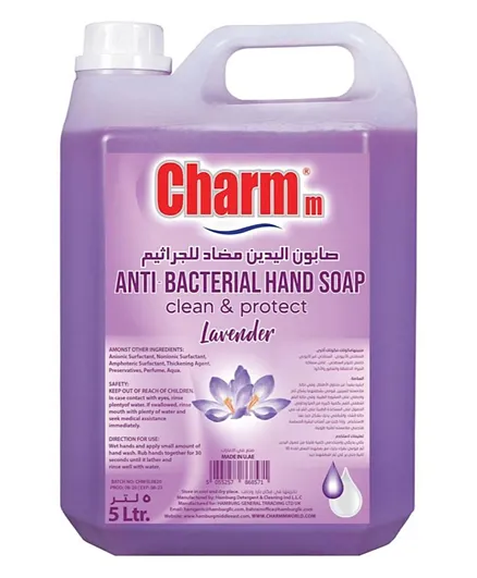 Charmm Antibacterial Hand Wash Lavender - 5L