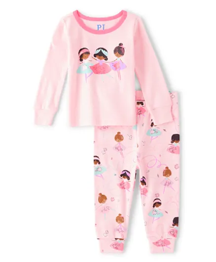 The Children's Place Ballerina Snug Fit Pyjama Set - Pink