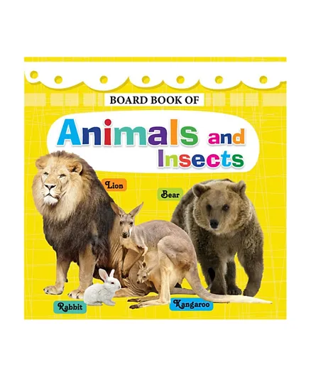 Board Book of Animals & Insects - English