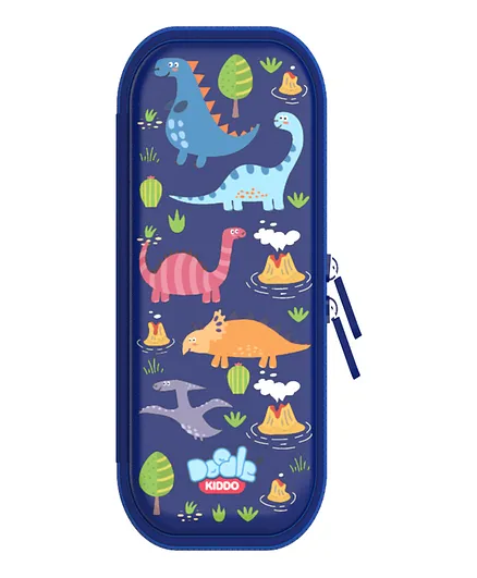 Doodle Kiddo Dinosaurs Theme Pencil Case, Hold Up To 100 Pencils ...